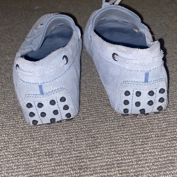 TODS Men’s Suede Loafers - Light Blue - Picture 6 of 12